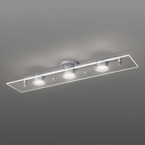 YAMAGIWA（ヤマギワ）シーリング照明 P-FLAT 3灯 クリア（専用ランプ（別売））