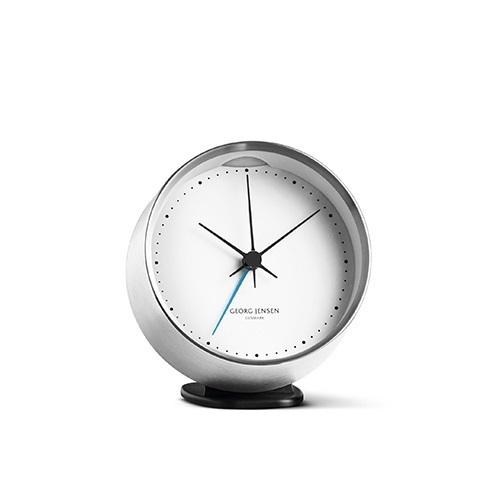 Georg Jensen(ジョージ ジェンセン)掛時計HK(エイチケー)アラームクロック(ホルダー付...