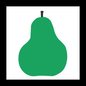 ダネーゼ◾️リンゴ洋梨ポスター◾️額縁付き ポスター ダネーゼ エンツォ・マーリ デザイン 林檎 洋梨 - メルカリ