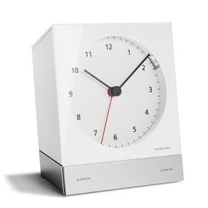 JACOB JENSEN(ヤコブ・イェンセン)「Desk Alarm Clock(テーブルアラームクロック)」 ホワイト[485JJN030015]