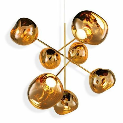 TOM DIXON（トム・ディクソン）MELT CHANDELIER メルトシャンデリア L ゴール...