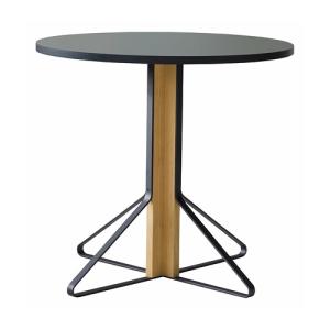 artek(アルテック)ダイニングテーブル KAARI TABLE(カアリ・テーブル) φ80cm ナチュラルオーク/ライトグレーリノリウム(受注品)｜yamagiwa