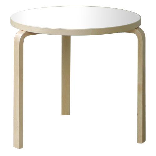 artek(アルテック)ダイニングテーブル 90B ホワイトラミネート(受注品)