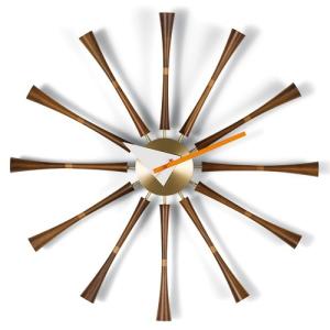 Smith Clock SMITHS 復刻版 レトロウォールクロック ブラウン ウォール