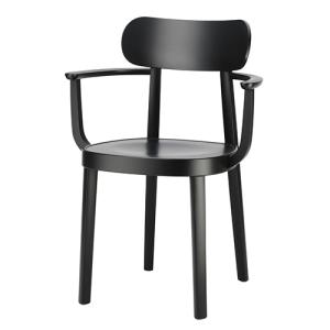 THONET（トーネット）アームチェア  118MF  ビーチブラック (受注品)｜yamagiwa