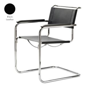 THONET キャンティレバーチェア no.S34 ブラウンレザー(受注品 THONET キャンティレバーチェア no.S34 ブラウンレザー(受注品