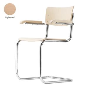 THONET カンチレバーチェア no.S34 ブラウンレザー(受注品) : YAMAGIWA