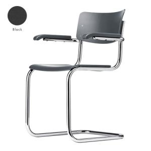 THONET カンチレバーチェア no.S33 ブラックレザー(受注品) : YAMAGIWA
