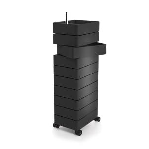 ○10段 美品 Ｍagis 正規品 キャスター付きワゴン 360°コンテナ 家具 MAGIS（マジス） 360°CONTAINER 360°コンテナ 10段 AC270 収納ワゴン