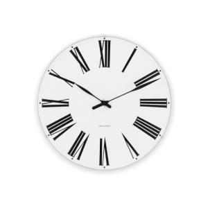 Arne Jacobsen アルネヤコブセン 壁時計 29cm【ジャンク品】 インテック 掛時計 Roman Wall Clock 29cm white/black ARNE JACOBSEN