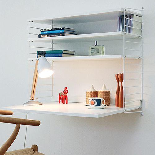 string(ストリング)壁掛けデスク 「system BASIC WALL DESK 02」ホワイ...