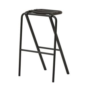 DUENDE(デュエンデ)スツール BENT STOOL  ブラック H630mm｜yamagiwa