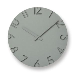 Lemnos(レムノス)掛時計 CARVED COLORED(カーヴド カラード)Φ240mm グレー