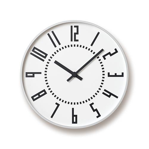 Lemnos(レムノス)掛時計 eki clock(エキ クロック) ホワイト