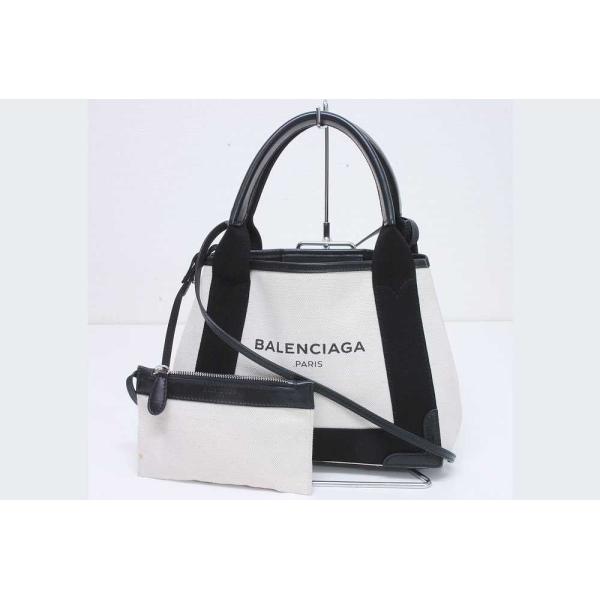 バレンシアガ ネイビー カバ XS 2WAY ショルダーバッグ ハンドバッグ トートバッグ 3903...