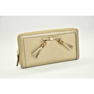 GUCCI グッチ インターロッキングG 三つ折り長財布 ラウンド