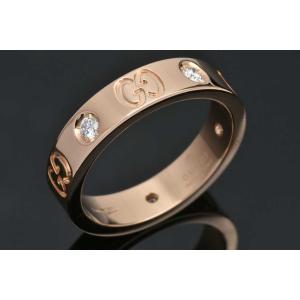 GUCCI（グッチ） アイコン アモール リング ハート GGモチーフ K18WG