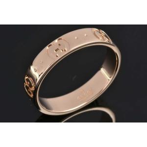 GUCCI（グッチ） アイコン リング 5Pダイヤモンド GGモチーフ K18PG