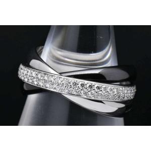 Cartierカルティエ ラブリング／ハーフダイヤ カルティエラブリング ハーフダイヤ #45 レディース リング