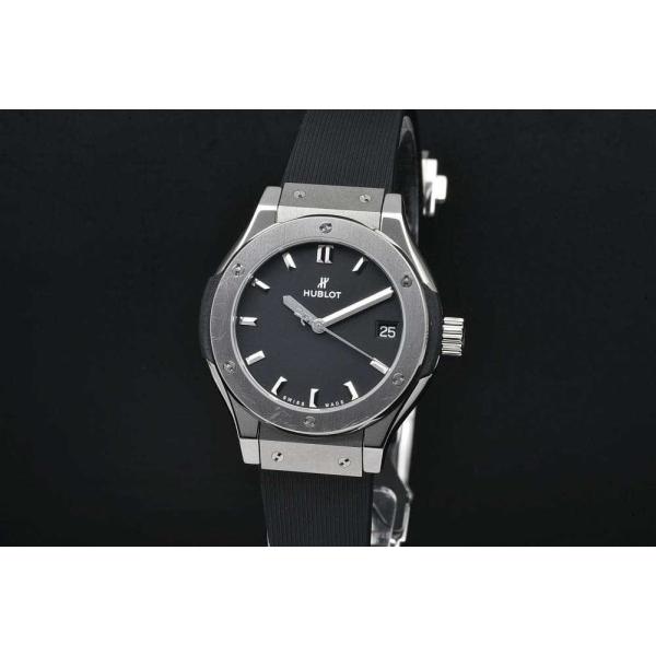 ウブロ 581.NX.1171.RX クラシック フュージョン チタニウム レディース SS/チタン...