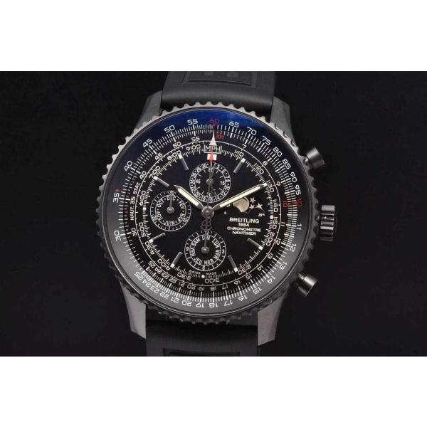 ブライトリング M198B20MMA ナビタイマー1461 メンズ クロノグラフ SS/ラバー オー...