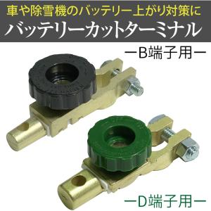 バッテリー カット ターミナル B端子用 / D端子用 スイッチ