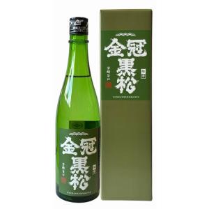 【山口県】【岩国市御庄】【村重酒造】 金冠黒松　緑帯　純米酒　720ml箱入