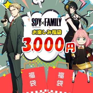 SPY×FAMILY スパイファミリー 福袋 3000円 限定 大特価 スペシャル価格 お年玉 アニメ グッズ キャラクター プレゼント 誕生日｜yamaguchitradhing