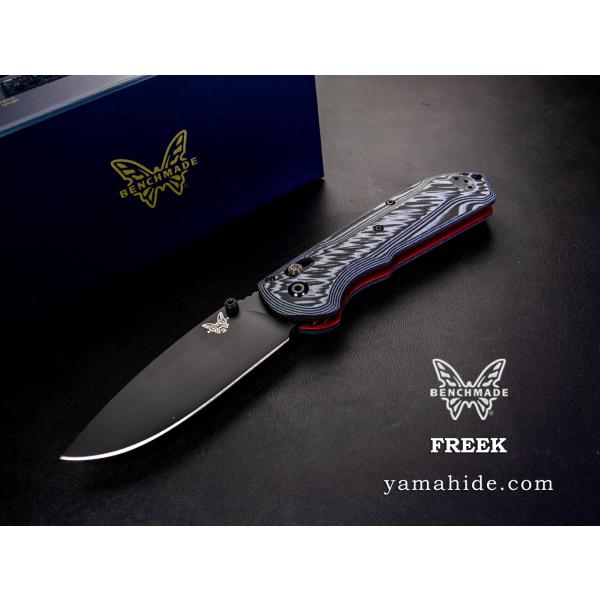 ベンチメイド 折りたたみナイフ 560BK-1 フリーク ブラック直刃 G10 BENCHMADE ...