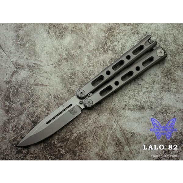 ベンチメイド 82 Laro グレイチタニウム バリソン フォールディングナイフ 折りたたみナイフ ...