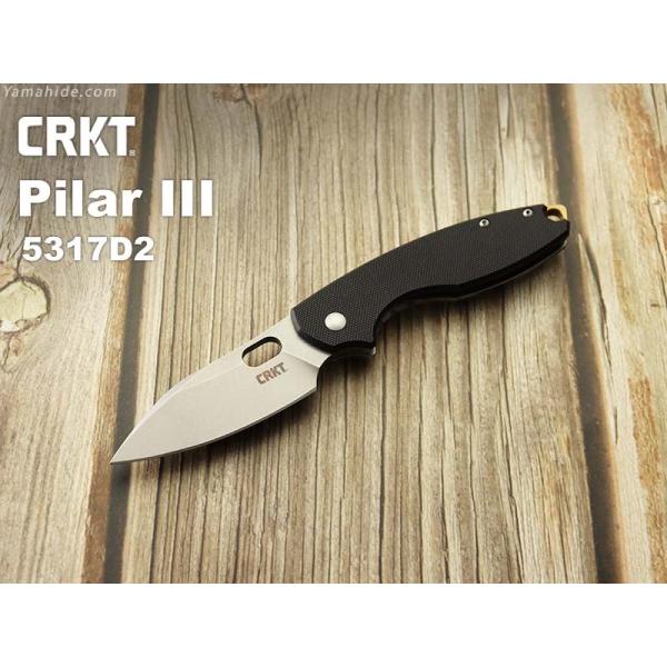 CRKT 5317D2 ピラー3 D2 折り畳みナイフ コロンビアリバーナイフ&amp;ツール PILAR