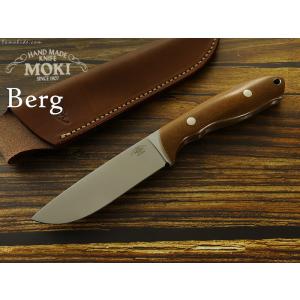 モキナイフ  MK-2020NBCM/FL  Berg(バーグ) フラット ブラウン ブッシュクラフトナイフ  Moki Knife