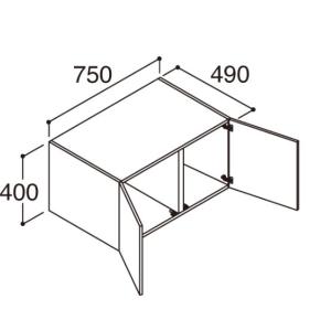 LIXIL（リクシル） LIXIL / 洗面化粧台EV （MV後継品】アッパー