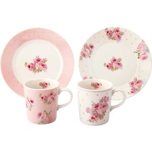 ローラ アシュレイ バンチェッド ロージズ 17ピースセット LA40‐221‐17