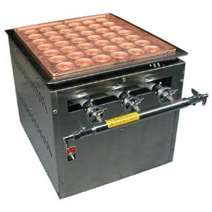 ベビーカステラ　30個焼き LPガス 要 納期確認） LPガス用 30穴（ベビーカステラ器） （送料無料