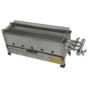 AKS 業務用 ガス式 網焼き器（焼物グリラー） BY-5 横幅740x奥行355x高