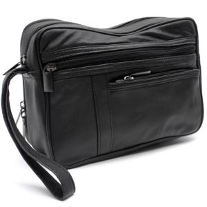 羊革ＷファスナーセカンドバッグSGG05