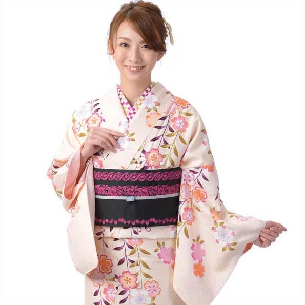 小紋 着物 正絹 仕立て上がり Osikiri Moe 袷 レディース 女性 カジュアル すぐに着れ...