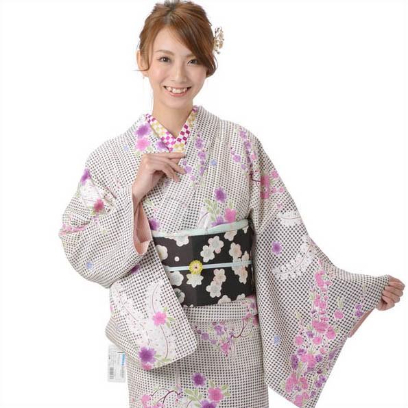 小紋 着物 正絹 仕立て上がり Osikiri Moe 袷 レディース 女性 カジュアル すぐに着れ...