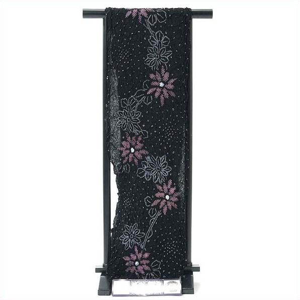 絞り浴衣反物 有松絞り 花柄 オプションでお仕立てできます