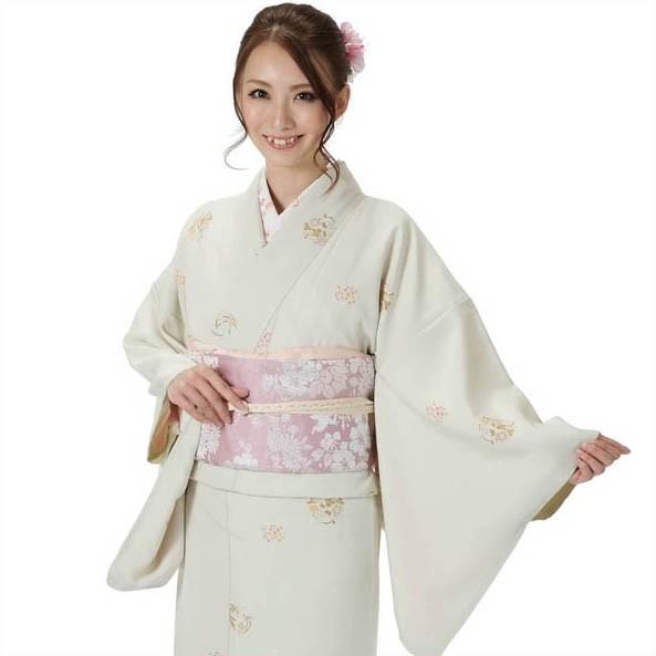 小紋 着物 正絹 仕立て上がり Mサイズ 袷 レディース 女性 カジュアル すぐに着れる着物