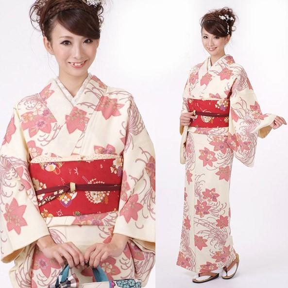 小紋 着物 正絹 仕立て上がり 袷 レディース 女性 カジュアル すぐに着れる着物