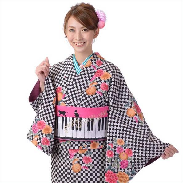 小紋 着物 正絹 仕立て上がり Moe Oshikiri 袷 レディース 女性 カジュアル すぐに着...