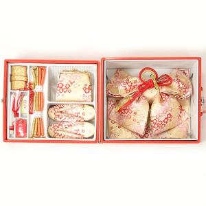 七五三 結び帯 箱せこセット 草履バッグ 大サイズ ７歳用 新品 g7307 七五三 結び帯 箱せこセット 草履バッグ 大サイズ 7歳用 新品 g7307