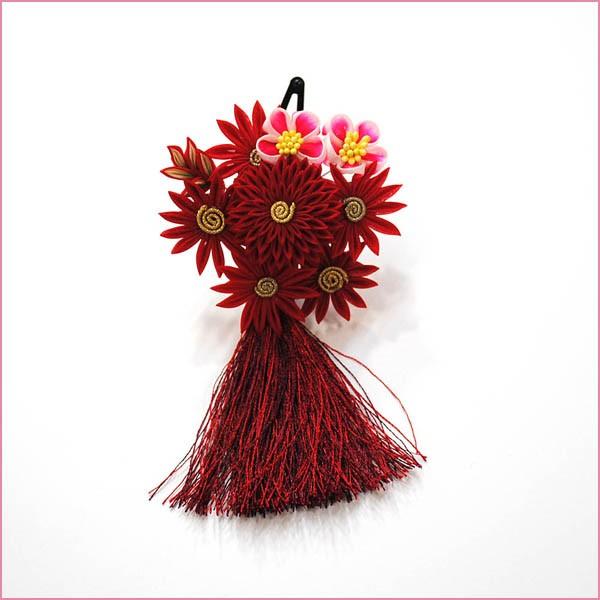 子供 髪飾り スリーピン 七五三【定形外郵便発送可・代金引換不可】