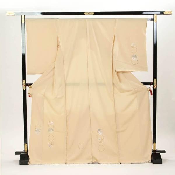 訪問着 正絹 礼装 フォーマル 結婚式 入学式 入園式 卒業式 卒園式 お仕立て付 ベージュ系