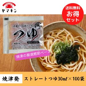 ストレートつゆ 30ML×100袋  めんつゆ　つゆ　うどんつゆ　そばつゆ　小袋つゆ　小袋めんつゆ　お弁当