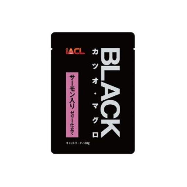 【まとめ売り】イトウ BLACK カツオ・マグロ サーモン入り ゼリー仕立て 80g×14個 (49...