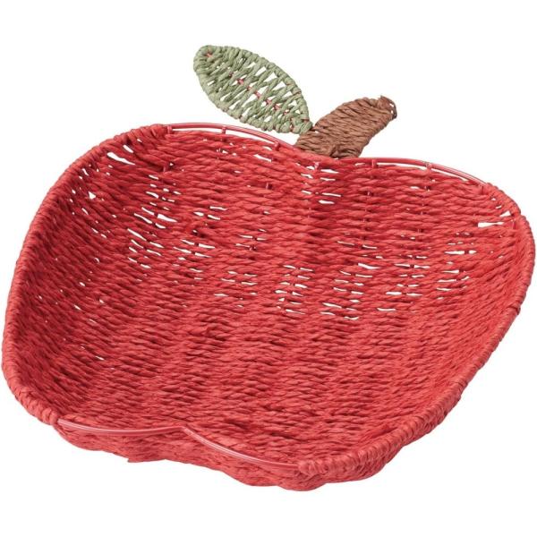 ちどり産業 フルーツバスケット りんご型 [小物収納 小物入れ トレー トレイ インテリア] 80-...