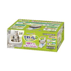 デオトイレ　砂　7袋　3.8キロ　5000円 デオトイレ 猫砂 システムトイレ 3.8L ナチュラルグリーンの香り 鉱物